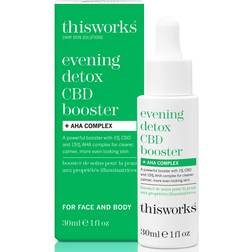 This Works Evening Detox CBD Booster & AHA Complex