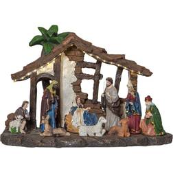 Star Trading Panorama Nativity Multicolour Julby 37cm
