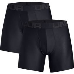 Under Armour Tech 6" Boxerjock 2-pack - Black