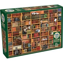 Cobblehill The Cat Library 1000 Pieces