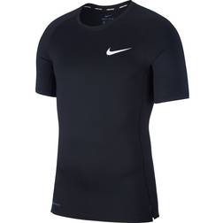 Nike Pro Short-Sleeve Top Men - Black/White