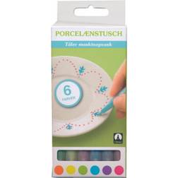 Porcelænstusch 6-pack