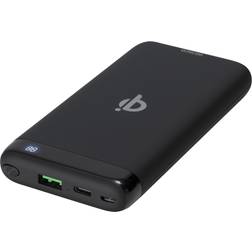 Deltaco 10000 mAh Powerbank med QI- and Quickcharging