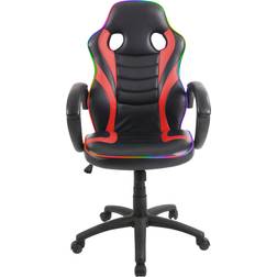 Exracer Jason LED Gaming Chair - Black/Red