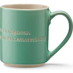 Design House Stockholm Astrid Lindgren, jag är fräknigare vert-suédois Mug 35cl