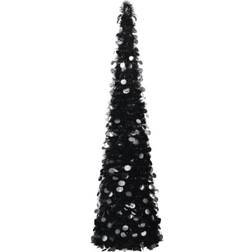 vidaXL Pop Up Artificial Tree 180 cm Pet Black Sapin de Noël 180cm