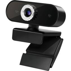 LogiLink Webcam HD USB avec micro, noir