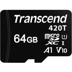 Transcend TS64GUSD420T microSD-kaart Industrial 64 GB Class 10 UHS-I