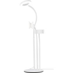 Deltaco 3-IN-1 Selfie Ring Lamp with Phone and Microphone Holder