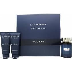 Rochas L'Homme Gift Set EdT 100ml + Shower Gel 100ml + Body Lotion 100ml