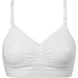 Boob Fast Food Classic Bra White, Female, Ropa, maternidad, Blanco