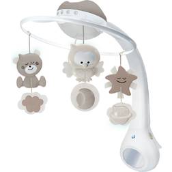 Infantino B kids 3 in 1 Muziekmobile met lamp, roze Roze/lichtroze