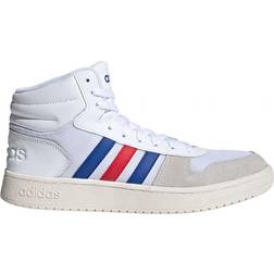 Adidas Hoops 2.0 Mid 'White Royal Scarlet' - Men's