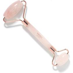 Veoli Botanica A Rolling Stone Face Massager Made of Pink Quartz