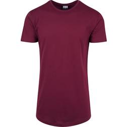 Urban Classics Shaped Long Port T-Shirt - Rouge