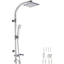 tectake Shower Set (402680) Negro