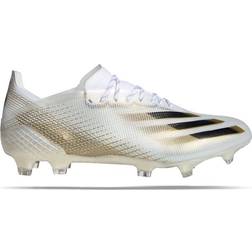 Adidas X Ghosted.1 FG - White/Black/Gold