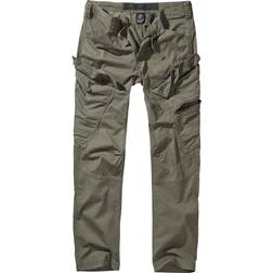 Brandit Adven Slim Fit Pantalones - Oliva