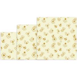 Honeycomb Beeswax Cloths Kitchen Storage 3pcs