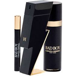 Carolina Herrera Bad Boy Gift Set EdT 50ml + EdT 10ml + Deo Spray 100ml