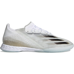 adidas X Ghosted.1 Indoor Boots - Cloud White/Core Black/Gold Melange
