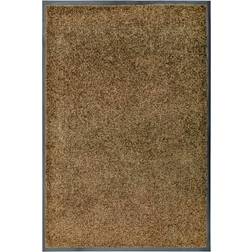 vidaXL Paillasson Lavable Marron 60x90 cm Marron cm