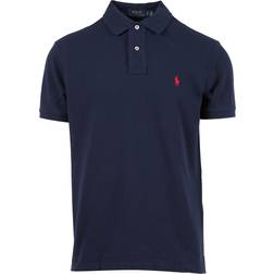 Polo Ralph Lauren Men's Slim Fit Piqué Polo - Navy Blue/Red
