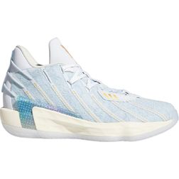 adidas Dame 7 Christmas - Halo Blue/Cream White/Cloud White
