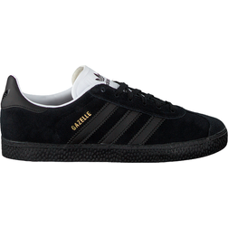 Adidas Junior Gazelle - Core Black/Core Black/Gold Metallic