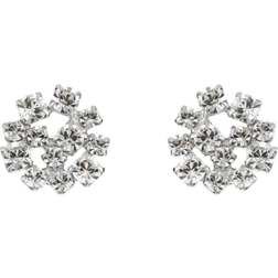 Caroline Svedbom Kassandra Earrings - Silver/Transparent