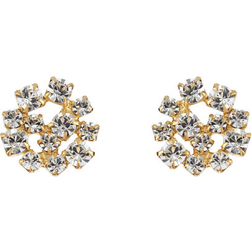 Caroline Svedbom Kassandra Earrings - Gold/Transparent
