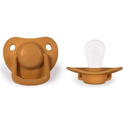 Filibabba Pacifiers Golden Mustard 6m+ 2-pack