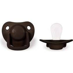 Filibabba Pacifiers Chocolate 6m+ 2-pack