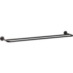 Hübsch Pipe Towel Holder Black