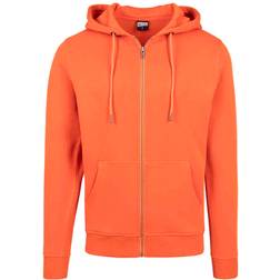 Urban Classics Basic Zip Hoodie - Rust Orange