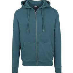 Urban Classics Basic Zip Hoodie - Teal