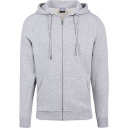 Urban Classics Basic Zip Hoodie - Grey
