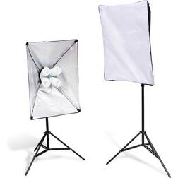 vidaXL 2 Soporte De Luces Con Softbox