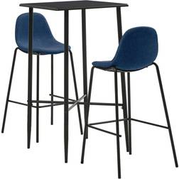 vidaXL 279961 Bargrupp, 1 Bord inkl. 2 Stolar