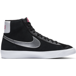 Nike Blazer Mid Vintage '77 W - Black/White/Pink Blast/Metallic Silver