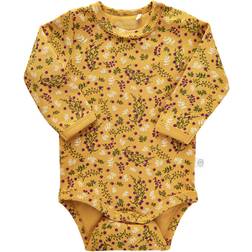 Minymo Baby Body L/S - Amber Gold (111350-3139)