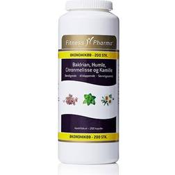 Fitness Pharma Baldrian, Humle, Citronmelisse og Kamille 200 st
