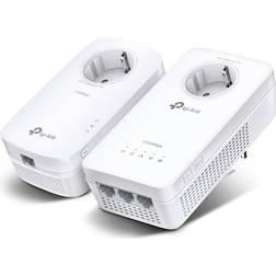 TP-Link PowerLine TL-WPA8631P Kit 1300MB AV500 AC1300 CON 3 Puertos Giga Passthrough Kit