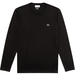 Lacoste Crew Neck Pima Cotton Jersey T-shirt - Black