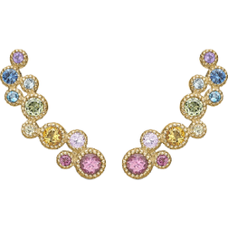 Mads Z Luxury Rainbow Earrings - Gold/Multicolour