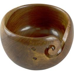 Yarn Bowl Wood 14cm