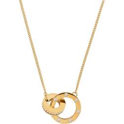Edblad Ida Long Necklace - Gold/Transparent
