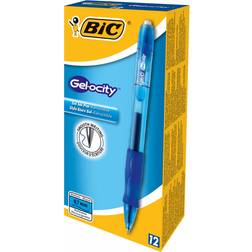 Bic Gelocity Pen Blue 12-pack