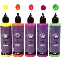 3D Liner Neon Colors 100ml 5-pack