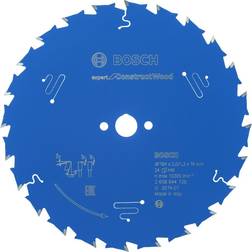 Bosch Expert for Construct Hoja de sierra circular para madera Ø16mm 184 x 16 x 2,0 mm, 24 2 608 644 138